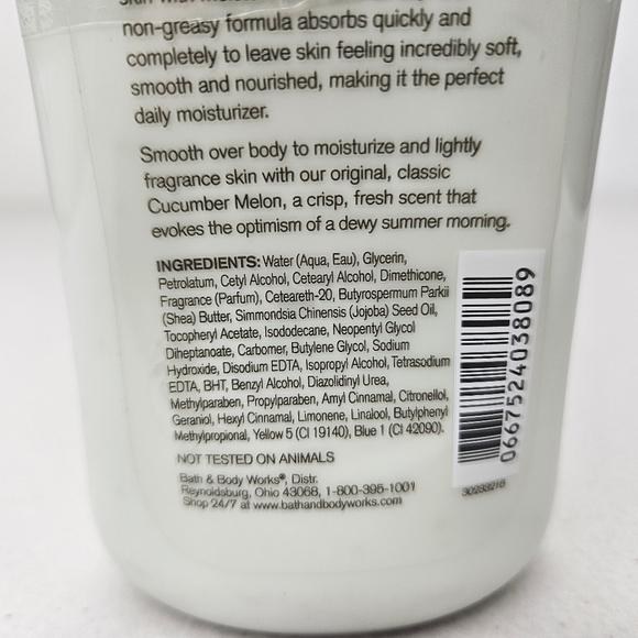 Bath & Body Works Lotion Cucumber Melon Signature Collection Qty 2 - Picture 3 of 4